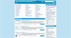 Desktop Screenshot of directfreedownloads.com